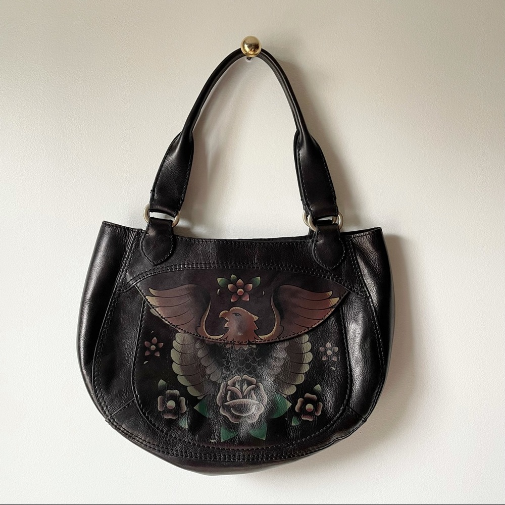 Lucky Brand Retro Leather Eagle Bag